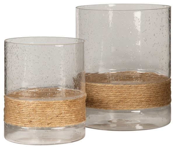 Eudocia - Clear - Candle Holder Set (Set of 2) For Cheap