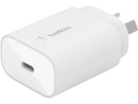 Belkin BOOST↑CHARGE 25 W AC Adapter - USB Type-C - For USB Type C Device, Tablet PC, Mobile Phone White Sale