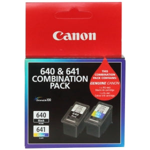 Canon PG640CL641CP - 1 x FINE11 black PG640 and 1 x FINE11 Colour CL641 For Cheap