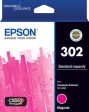 Epson 302 C13T01W392 Standard Capacity Claria Premium Magenta Ink Cartridge Cheap