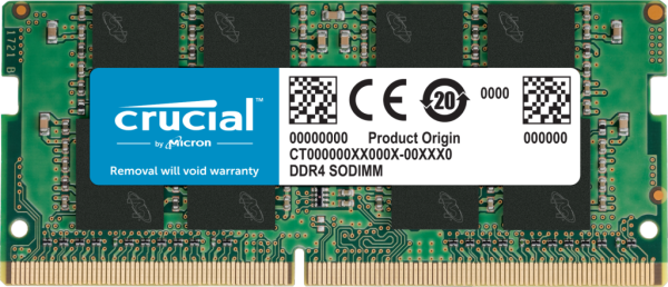 Crucial 16GB DDR4-2666 CL17 1.2V SODIMM Memory PC4-21300 CT16G4SFRA266 For Sale