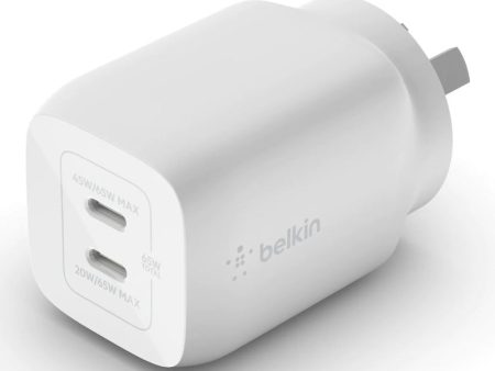 Belkin BOOST↑CHARGE PRO 65 W AC Adapter USB Type-C For MacBook MacBook Pro iPhone Notebook Smartphone iPad Tablet PC White 65W For Cheap