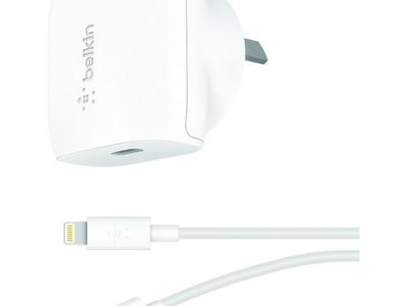 Belkin BOOST CHARGE 20 W AC Adapter USB - USB Type-C for Smartphone iPhone iPad Wireless Pen Tablet PC White Online now