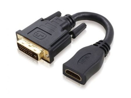 Alogic 15cm DVI-D (M) to HDMI (F) Display Adapter Cable  Male to Female DVI-HDMI-15MF Online