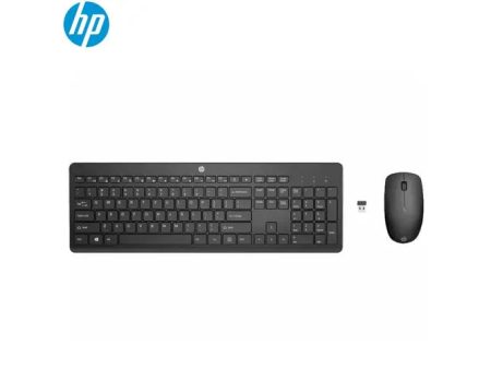 HP 230 Keyboard & Mouse USB Type A Wireless 2.40 GHz Keyboard USB Type A Wireless Mouse Optical 3 Button Scroll Wheel Compatible with All-in-One PC for PC 18H24AA For Cheap