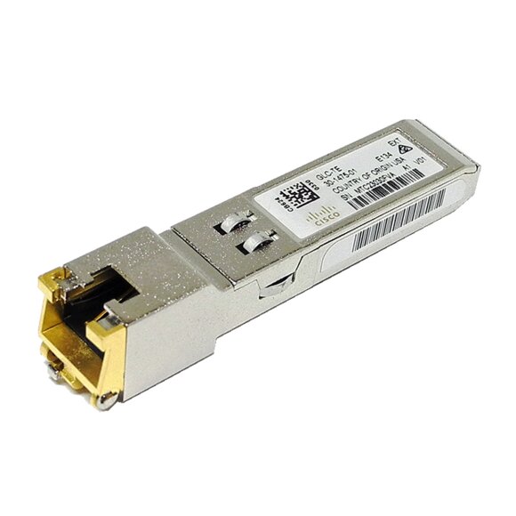 Genuine Cisco 30-1475-01 SFP Mini-GBIC GLC-TE 1GBPS 1000Base-T 100m RJ45 Connector SFP Transceiver Online now