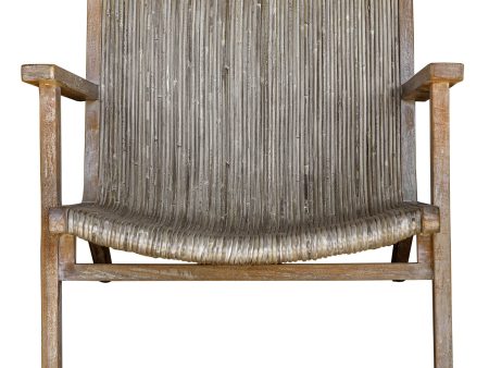 Aegea - Rattan Accent Chair - Light Brown Online now