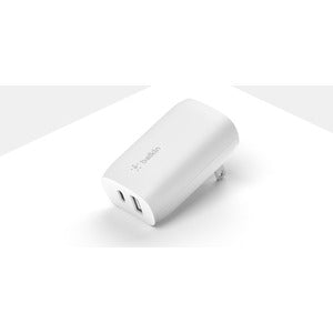 Belkin BOOST CHARGE 37 W AC Adapter USB - USB Type-C - For iPhone Smartphone Tablet PC Mobile Phone White WCB007AUWH For Sale