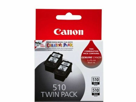 Canon PG510 Twin Pack Fine Black Ink Cartridge for MP480 MP260 MP240 MP270 MP490 MX320 330 Hot on Sale