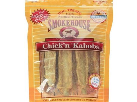 Smokehouse Chick n N Kabobs Natural Dog Treat 4 oz by Smokehouse Online Hot Sale