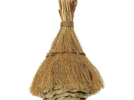 Prevue Finch All Natural Fiber Covered Tiki Hut Nest 1 count by Prevue Supply