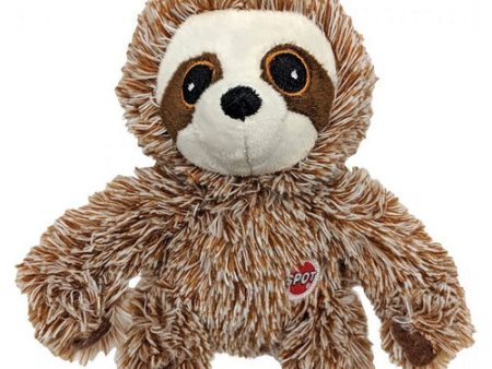 Spot Fun Sloth Plush Dog Toy Assorted Colors 7  1 count by Spot Cheap