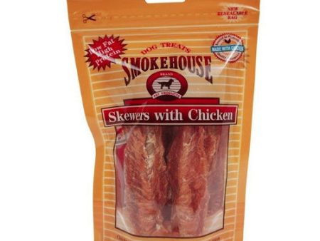 Smokehouse Skewers with Chicken Natural Dog Treat 4 oz by Smokehouse Hot on Sale