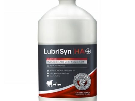 LubriSyn HA+ Livestock Joint Supplement with pump 1 Gallon by Lubrisyn on Sale