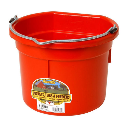 DuraFlex Plastic Flatback Bucket Red 1 Count by Duraflex Sale