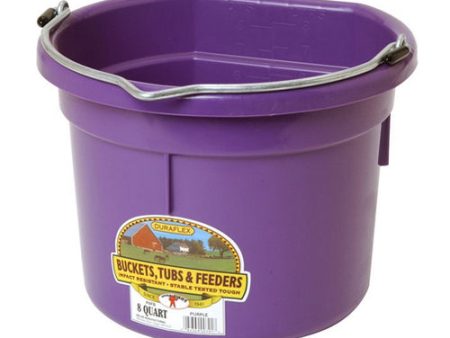 DuraFlex Plastic Flatback Bucket Purple 1 Count by Duraflex Online Sale