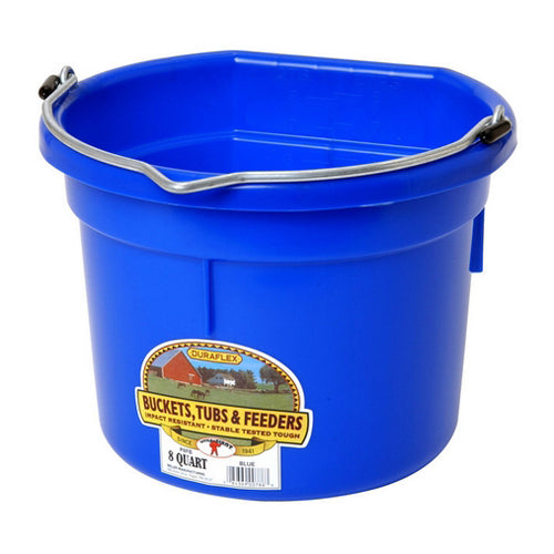 DuraFlex Plastic Flatback Bucket Blue 1 Count by Duraflex Sale