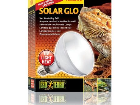 Exo-Terra Solar Glo Mercury Vapor Sun Simulating Lamp 160 Watts by Exo Terra For Discount