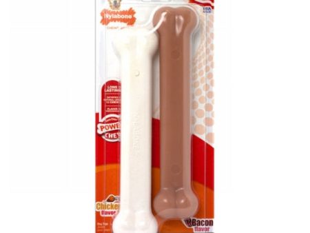 DuraChew Power Chew Bacon & Chicken Twin Pack Giant 2 Packets by Nylabone Discount