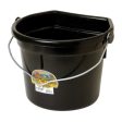 DuraFlex Plastic Flatback Bucket  Black 1 Count by Duraflex Fashion