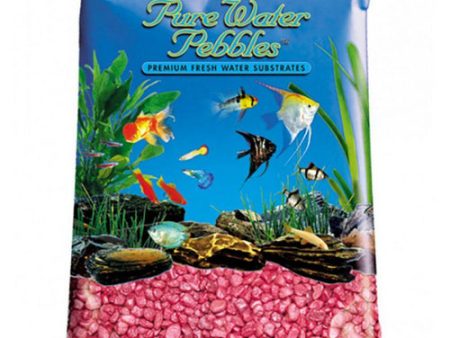 Pure Water Pebbles Aquarium Gravel - Red Frost 5 lbs (8.7-9.5 mm Grain) by Pure Water Pebbles For Cheap