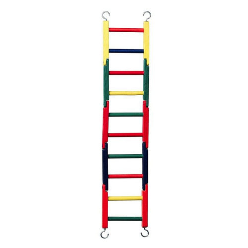 Prevue Carpenter Creations Jointed Wood Bird Ladder 20  Long Multicolor 1 count by Prevue Sale