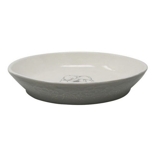 Pioneer Pet Ceramic Bowl Magnolia Oval 8.2  x 1.4  1 count by Pioneer Pet For Discount