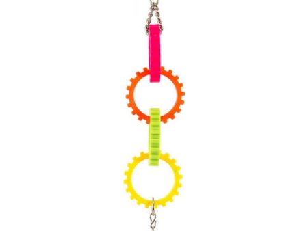 Penn Plax Gear Rings Plastic Bird Toy 1 count by Penn Plax For Cheap